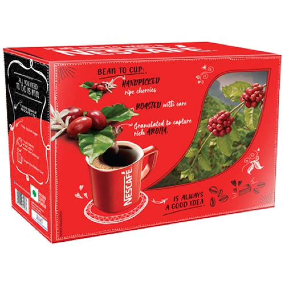 Nescafe  Classic 100percent Pure Instant Coffee - Special Offer Pack, 200 g (With Free Red Mug & Scoop Spoon)-2.webp